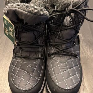 Kamik Gray Quilted Waterproof Boots